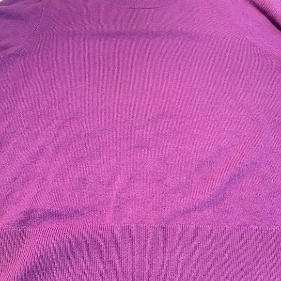 J crew cashmere purple sweater, size medium - Picture 4 of 4